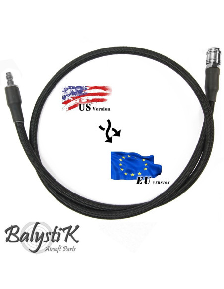 BALYSTIK LIGNE ADAPTATEUR US - EU HPA 8 MM NOIR