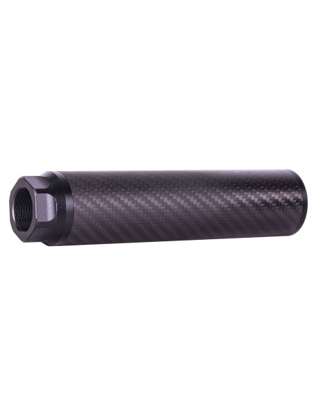 SILENCIEUX CARBON 24MM CCW TAILLE M SILVERBACK