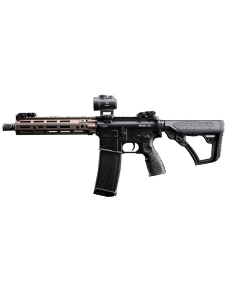 CYMA PLATINIUM / EMG DANIEL DEFENSE MK18 RIII 9.5INCH AEG DUAL TON NOIR/DARK EARTH