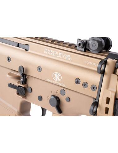 SCAR-L GUN MODIFY MWS TAN GBBR
