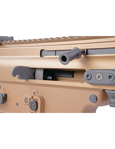 SCAR-L GUN MODIFY MWS TAN GBBR