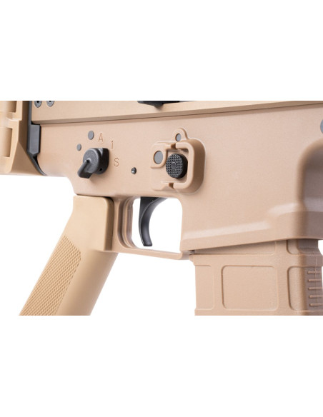 SCAR-L GUN MODIFY MWS TAN GBBR