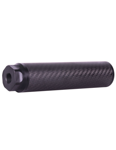 SILENCIEUX CARBON 14MM CCW TAILLE M SILVERBACK