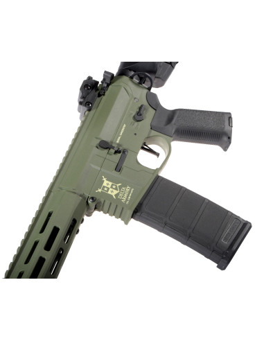 M4 / AR15 SILENT-OPS 8'' CHARLIE OLIVE DELTA...