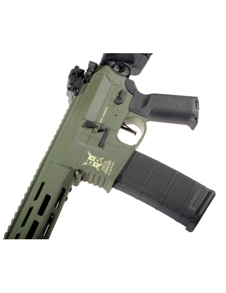 M4 / AR15 SILENT-OPS 8'' CHARLIE OLIVE DELTA ARMORY