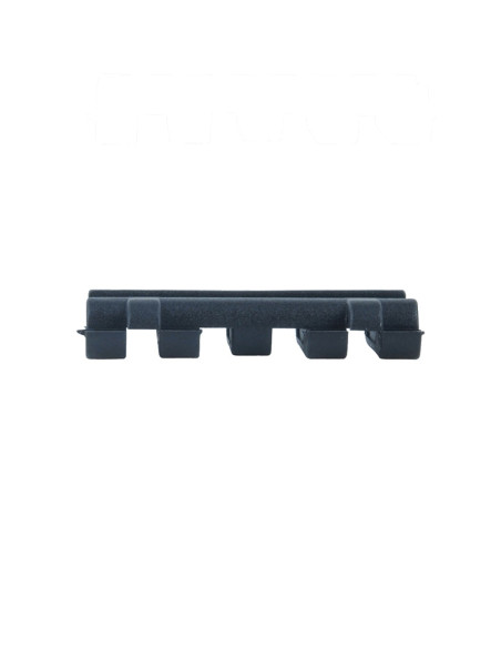 CACHE RAIL SLOTS AVEC MAINTIENT DE CABLES NOIR