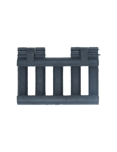CACHE RAIL SLOTS AVEC MAINTIENT DE CABLES NOIR