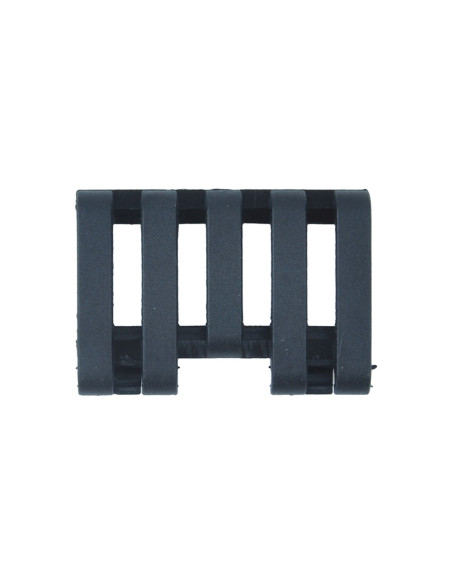 CACHE RAIL SLOTS AVEC MAINTIENT DE CABLES NOIR
