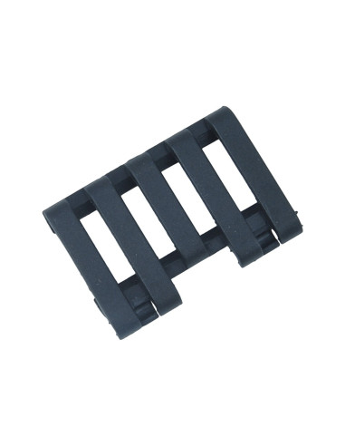 CACHE RAIL SLOTS AVEC MAINTIENT DE CABLES NOIR