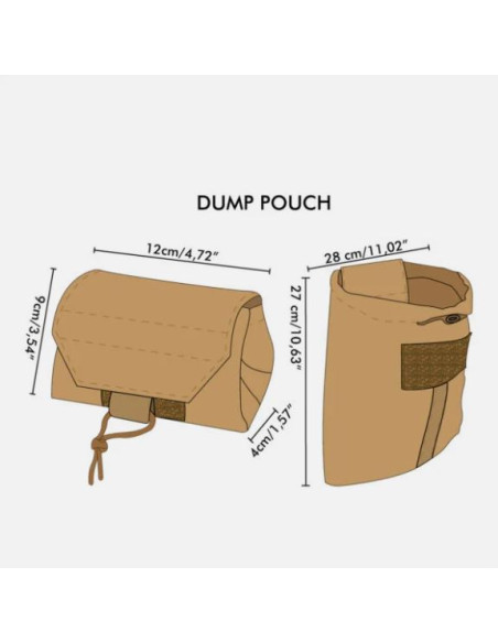DUMP POUCH AMBER NOVRITSCH