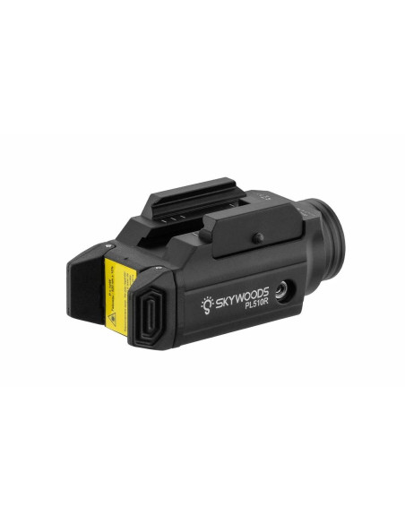 LAMPE SKYWOODS 510 LUMENS COMBO LASER ROUGE TYPHON CLASSE II