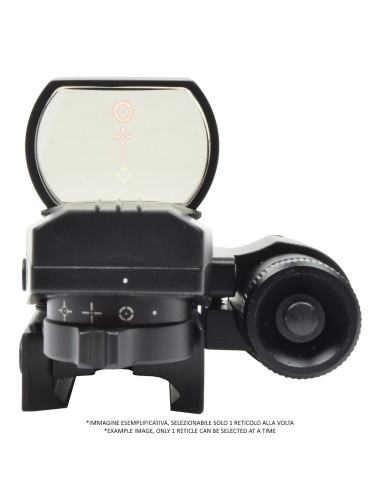 RED DOT MULTI RETICULE AVEC LASER