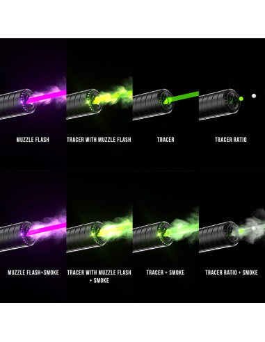 E-SHOOTER TRACER UNIT FLARE SMOKY MASTER X SILO...