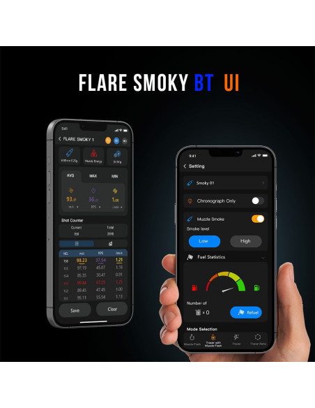 E-SHOOTER TRACER UNIT FLARE SMOKY MASTER X SILO BLUETOOTH & CHRONY