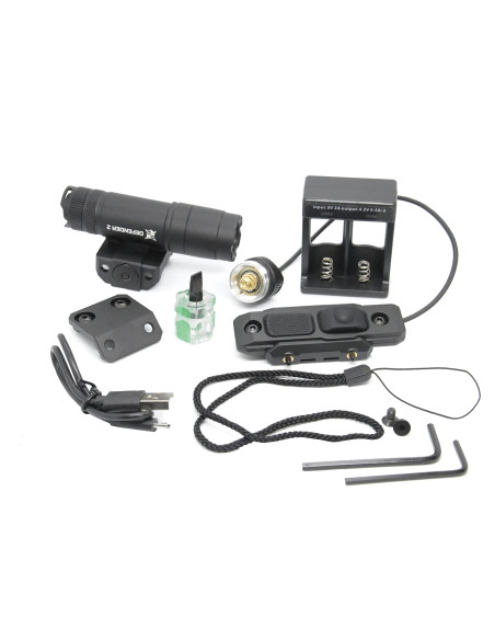 LAMPE STRIBOG NOIR DEFENDER 2 PICATINNY & MLOCK
