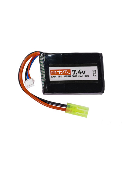 ATM POWER BATTERIE LIPO 7.4V 1600MAH 20C PEQ-15 (T DEAN)