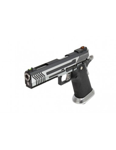 Réplique GBB Hi-Capa HX1101 AWC Silver Full Metal
