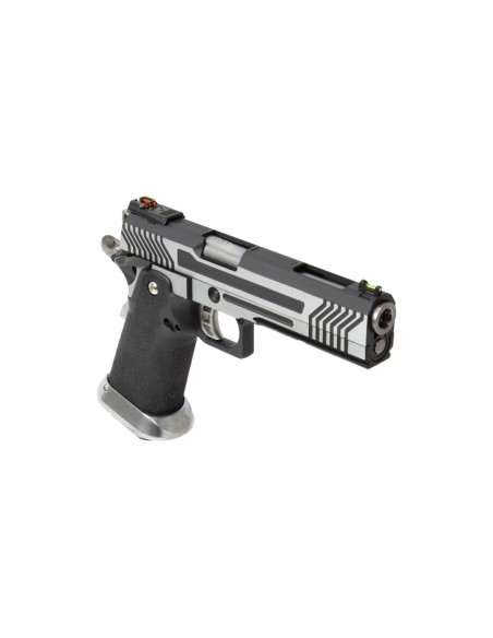Réplique GBB Hi-Capa HX1101 AWC Silver Full Metal