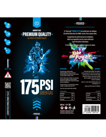 GAZ 175 PSI PREMIUM