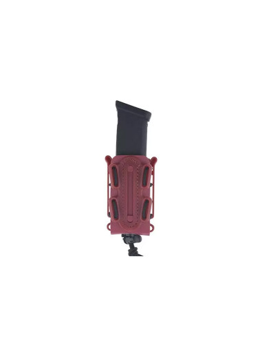 POCHE 9 MM RIGIDE ROUGE BORDEAUX