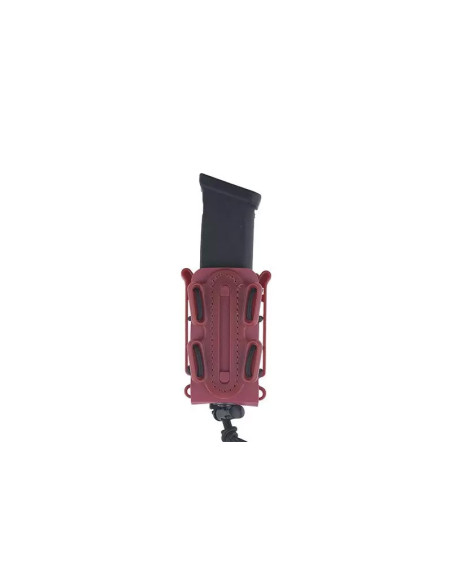 POCHE 9 MM RIGIDE ROUGE BORDEAUX
