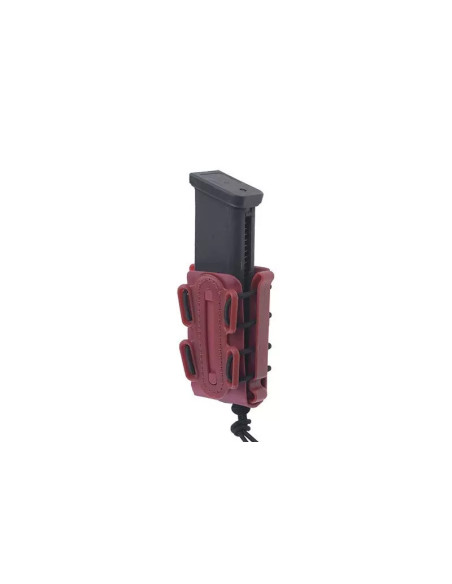 POCHE 9 MM RIGIDE ROUGE BORDEAUX