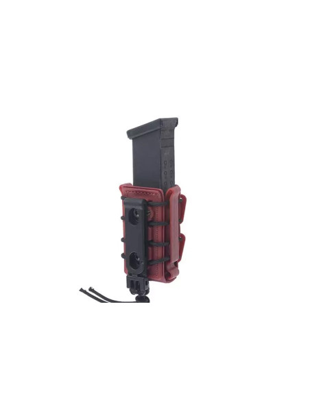 POCHE 9 MM RIGIDE ROUGE BORDEAUX
