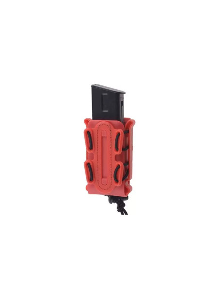 POCHE 9 MM RIGIDE ROUGE VIF