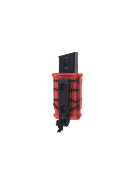 POCHE 9 MM RIGIDE ROUGE VIF