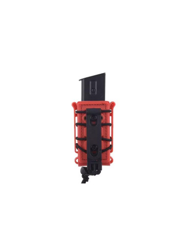 POCHE 9 MM RIGIDE ROUGE VIF