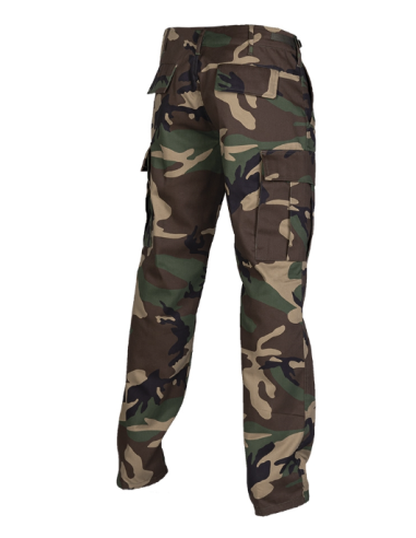 PANTALON BDU WOODLAND MIL TEC